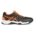 Asics Tennisschuhe Gel Resolution 7 Allcourt schwarz/orange Kinder