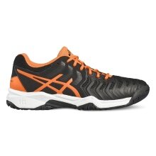 Asics Tennisschuhe Gel Resolution 7 Allcourt schwarz/orange Kinder