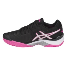 Asics Tennisschuhe Gel Resolution 7 Clay/Sandplatz schwarz/pink Damen