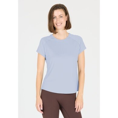 Athlecia Sport-/Freizeitshirt Yoga Gaina S/S Tee (angenehmes Tragegefühl) hellblau Damen