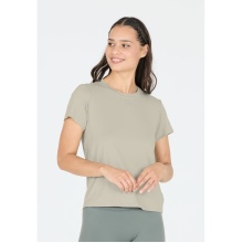 Athlecia Sport-/Freizeitshirt Pacy S/S Tee (atmungsaktiv, superweich) khakigrün Damen