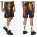 Australian Tennishose Short Felpa Chaos (Baumwolle) kurz schwarz/bunt Herren