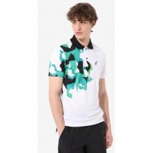 Australian Tennis-Polo Ace Stampata Camo Jungle weiss Herren