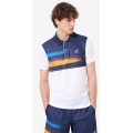 Australian Tennis-Polo Ace Stampata Brush Line weiss Herren