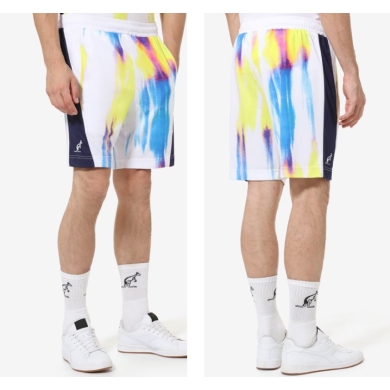 Australian Tennishose Short Ace Blaze kurz weiss Herren