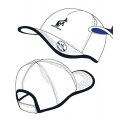 Australian Tennis-Cap Microfiber weiss Herren - 1 Stück