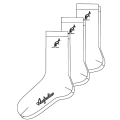 Australian Tennissocke Classic Logo Schriftzug weiss - 3 Paar