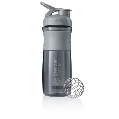 BlenderBottle Trinkflasche Sportmixer Grip Tritan Flip 820ml Pebble grau