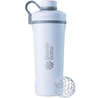 BlenderBottle Trinkflasche Radian Thermo Edelstahl (robuste, doppelwandige Isolierung) 770ml weiss