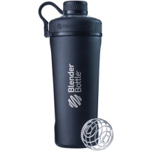 BlenderBottle Trinkflasche Radian Thermo Edelstahl (robuste, doppelwandige Isolierung) 770ml schwarz