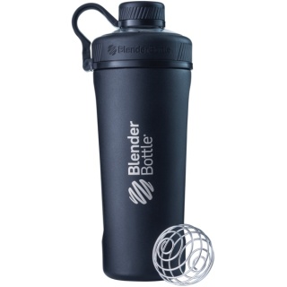 BlenderBottle Trinkflasche Radian Thermo Edelstahl (robuste, doppelwandige Isolierung) 770ml schwarz