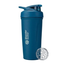 BlenderBottle Trinkflasche Strada Thermo Edelstahl 710ml Ozean blau