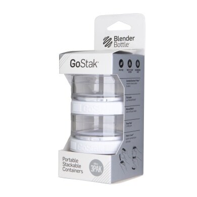 BlenderBottle Behälter GoStak 60ml weiss 3er