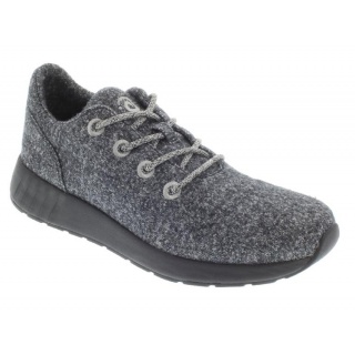 BNSM Sneaker Mr. Snug Wooly - 100% Merinowolle - schwarz Herren