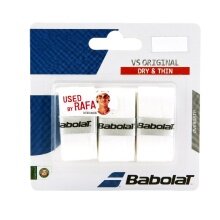 Babolat Overgrip VS Grip Original Feel (trocken, glatt) 0.43mm weiss - 3 Stück