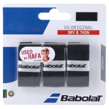 Babolat Overgrip VS Grip Original Feel (trocken, glatt) 0.43mm schwarz - 3 Stück