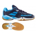 Babolat Badmintonschuhe Shadow Tour (Stabil) schwarz/blau Herren