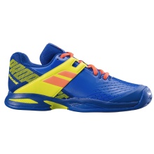 Babolat Tennisschuhe Propulse Allcourt blau/gelb Kinder