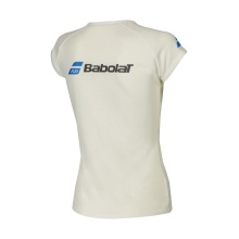 Babolat Tennis-Shirt Core Logo #18 weiss Damen