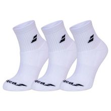 Babolat Sportsocken Ankle Quarter Classic weiss - 3 Paar