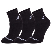 Babolat Sportsocken Ankle Quarter Classic schwarz - 3 Paar