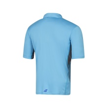 Babolat Tennis-Polo Performance +16 aquariusblau Herren