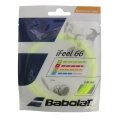 Besaitung mit Badmintonsaite Babolat iFeel 66 gelb