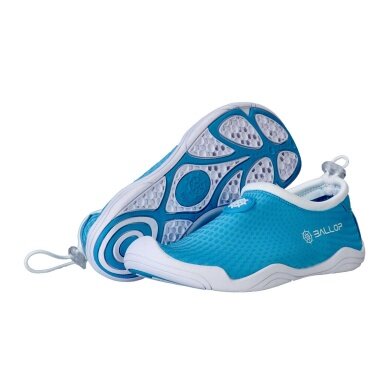 Ballop Aquaschuhe Voyager Aquafit (Wasserschuhe, flexible Sohle) blau/weiss