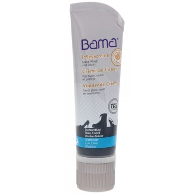 Bama Schuhpflege Pflegecreme (für Glattlederarten) dunkelblau 75ml Tube