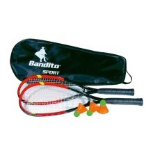 Bandito Speedminton-Set (2x Schläger, 3x Bälle, Tasche)