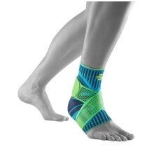 Bauerfeind Sprunggelenkbandage Sports Ankle Support links - riverablau - 1 Stück