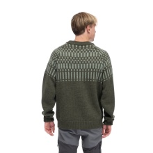 Bergans Strickpullover Nordmarka Merino Jumper (bequem, warm, 100% Merinowolle) grün Herren