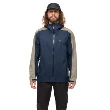 Bergans Wanderjacke Vaagaa Allround 3L Shell (wind- und wasserdicht, 3-Lagen) navyblau/braun Herren