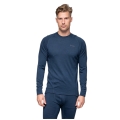 Bergans Langarmshirt Pure Merino (Merinowolle) Unterwäsche navyblau Herren