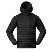 Bergans Winter-Daunenjacke Rabot Light Down Hood (leicht, warm) schwarz Herren