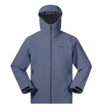 Bergans Softshelljacke Essentials 3L Shell (Hardshelljacke, wasserdicht, winddicht) graniteblau Herren