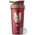 BlenderBottle Trinkflasche Strada Thermo Edelstahl Iron Man 710ml weinrot