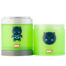 BlenderBottle Aufbewahrungsbehälter Whiskware Snack Container Black Panther 3er