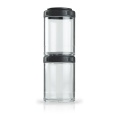 BlenderBottle Behälter GoStak 150ml schwarz 2er