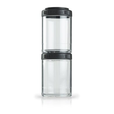 BlenderBottle Behälter GoStak 150ml schwarz 2er