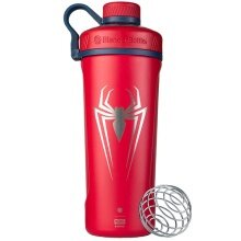 BlenderBottle Trinkflasche Marvel Radian Thermo Edelstahl (robuste, doppelwandige Isolierung) 770ml Spider Man