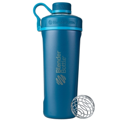 BlenderBottle Trinkflasche Radian Thermo Edelstahl (robuste, doppelwandige Isolierung) 770ml ozeanblau