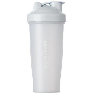 BlenderBottle Trinkflasche Classic Original Shaker 820ml weiss