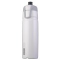 BlenderBottle Trinkflasche Halex Sports (leichte zugängliche, breite Öffnung, Squeeze-Funktion) 940ml weiss