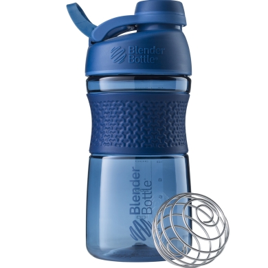 BlenderBottle Trinkflasche Sportmixer Twist 590ml navyblau