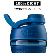 BlenderBottle Trinkflasche Sportmixer Twist 820ml navyblau