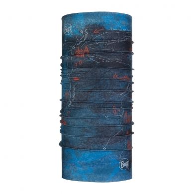 Buff Multifunktionstuch CoolNet UV+ (kühlende Wirkung) Camino de Santiago Peninsula denimblau