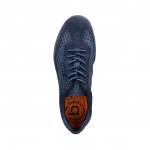 Bugatti Sneaker Carmelo - Veloursleder - blau Herren