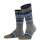 Burlington Tagessocke Stripe dunkelgrau/bunt Herren - 1 Paar