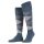 Burlington Kniestrümpfe Preston (Argyle-Muster) blau/grau Herren - 1 Paar